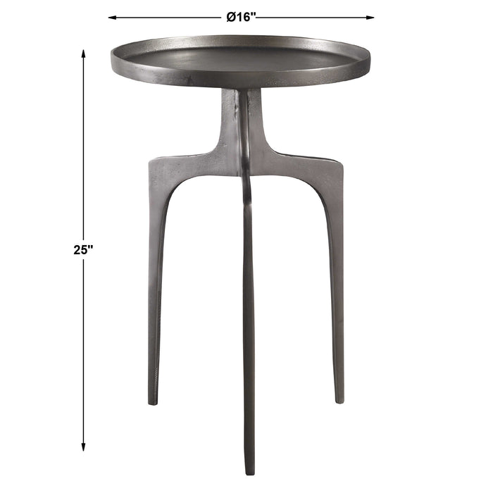 Uttermost - Kenna Nickel Accent Table - 25082