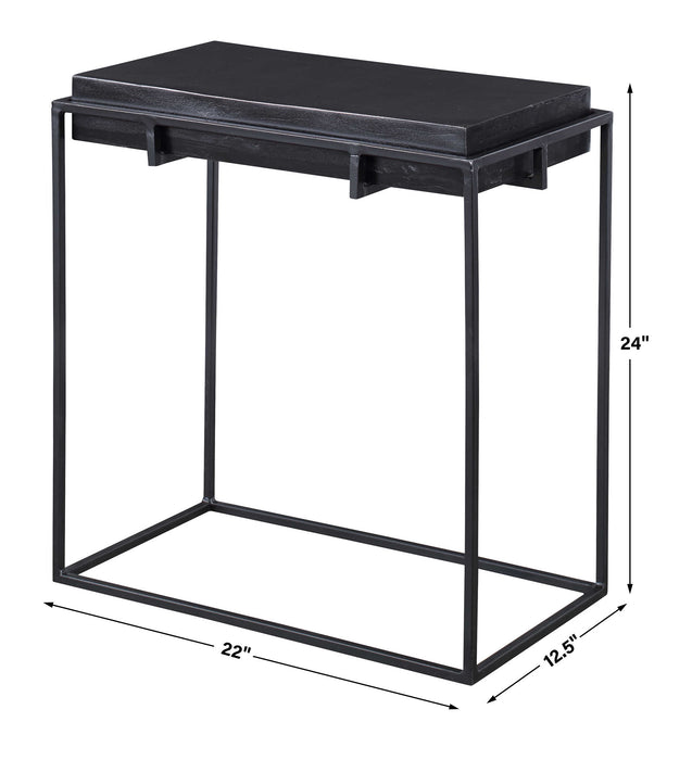 Uttermost - Telone Modern Black Side Table - 25106