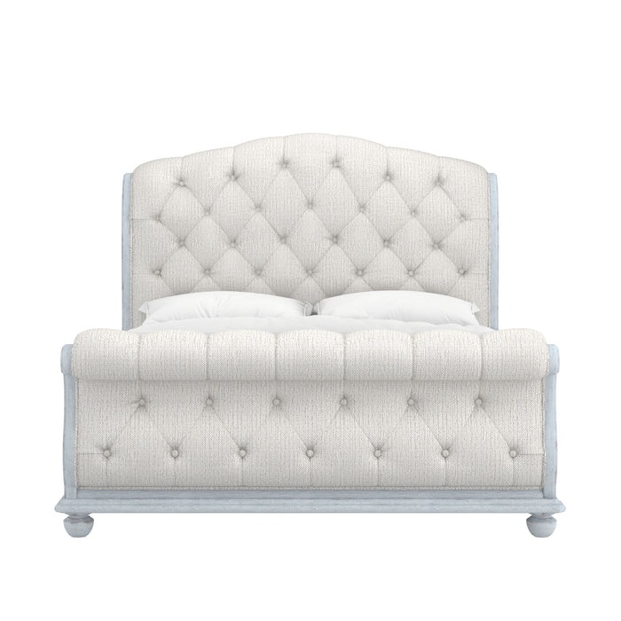 ART Furniture - Summer Creek 3 Piece King Sleigh Bedroom Set in Shutter Blue - 251126-251143-1361-3SET - GreatFurnitureDeal