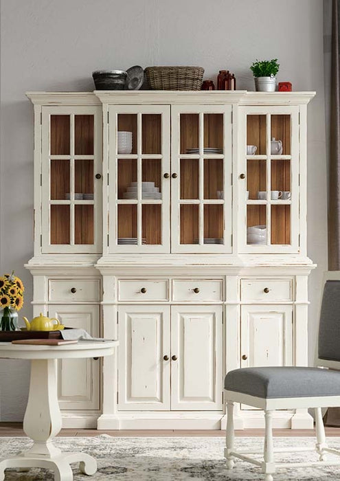 Bramble - Genoa Hutch - BR-25133WHD-DRW - GreatFurnitureDeal