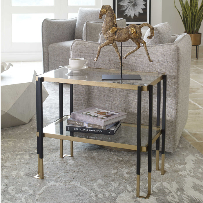 Uttermost - Kentmore Glass Side Table - 25138