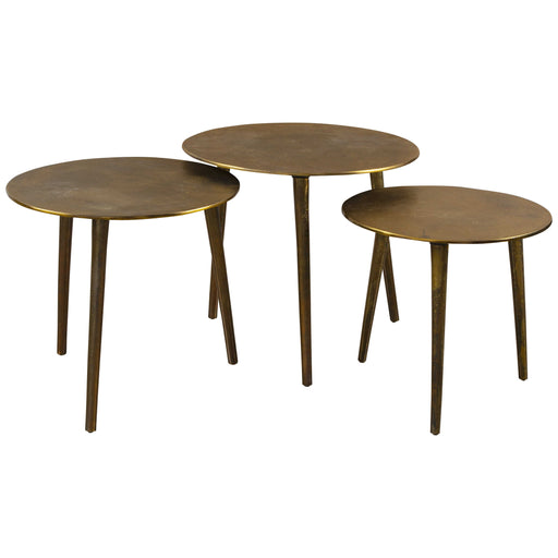 Uttermost - Kasai Gold Coffee Tables, S/3 - 25148 - GreatFurnitureDeal