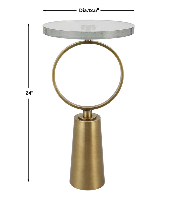 Uttermost - Ringlet Brass Accent Table - 25178