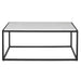 Uttermost - Vola Modern White Marble Coffee Table - 25191 - GreatFurnitureDeal