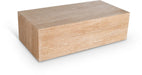 Meridian Furniture - Bolzano Natural Travertine Coffee Table - 251Travertine-CT - GreatFurnitureDeal