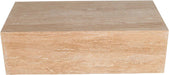 Meridian Furniture - Bolzano Natural Travertine Coffee Table - 251Travertine-CT - GreatFurnitureDeal