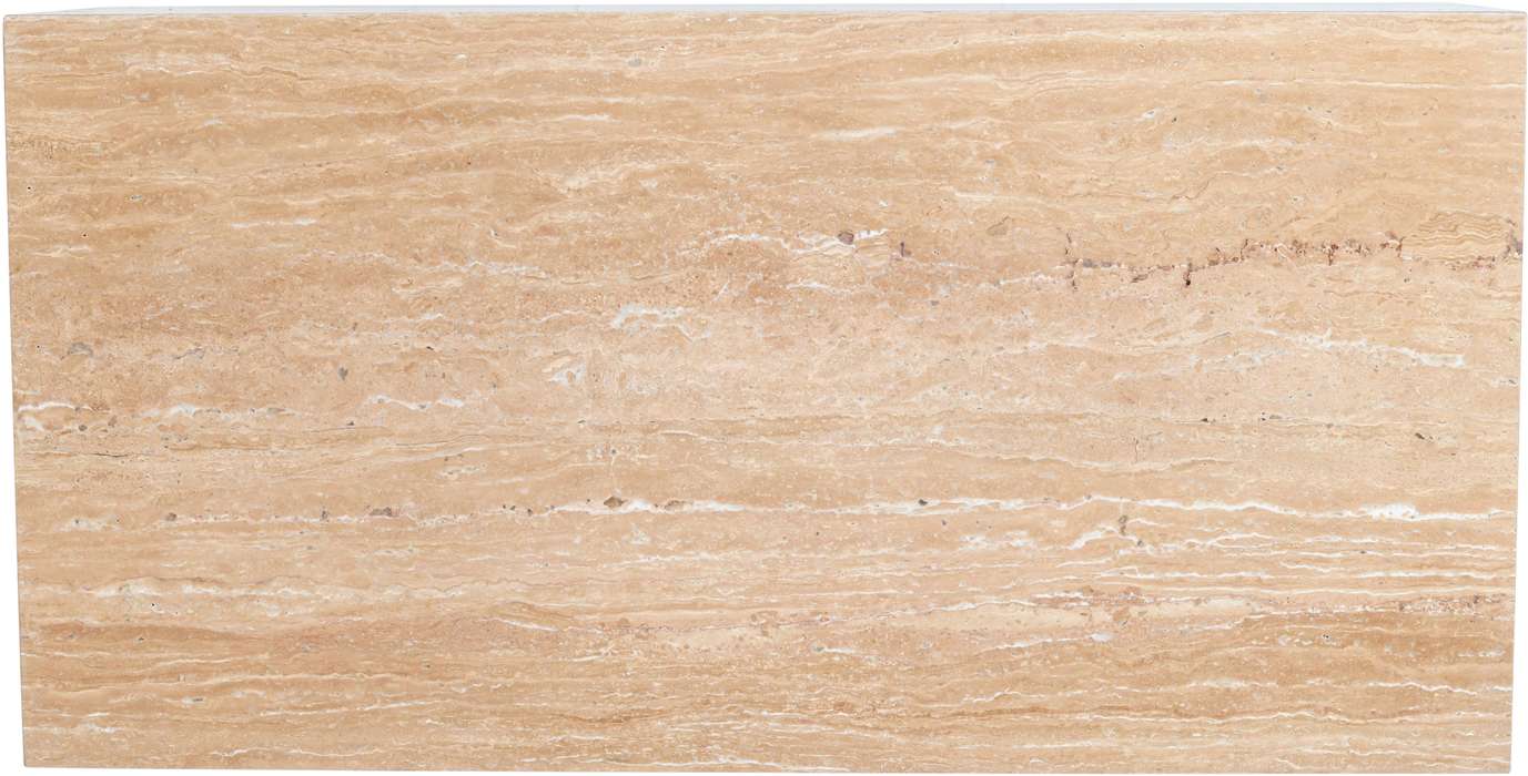 Meridian Furniture - Bolzano Natural Travertine Coffee Table - 251Travertine-CT - GreatFurnitureDeal