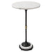Uttermost - Sentry White Marble Accent Table - 25231 - GreatFurnitureDeal