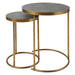 Uttermost - Aragon Brass Nesting Tables, S/2 - 25284 - GreatFurnitureDeal