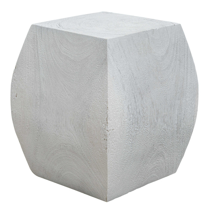 Uttermost - Grove Ivory Wooden Accent Stool - 25295