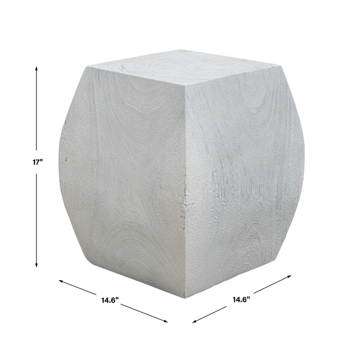Uttermost - Grove Ivory Wooden Accent Stool - 25295