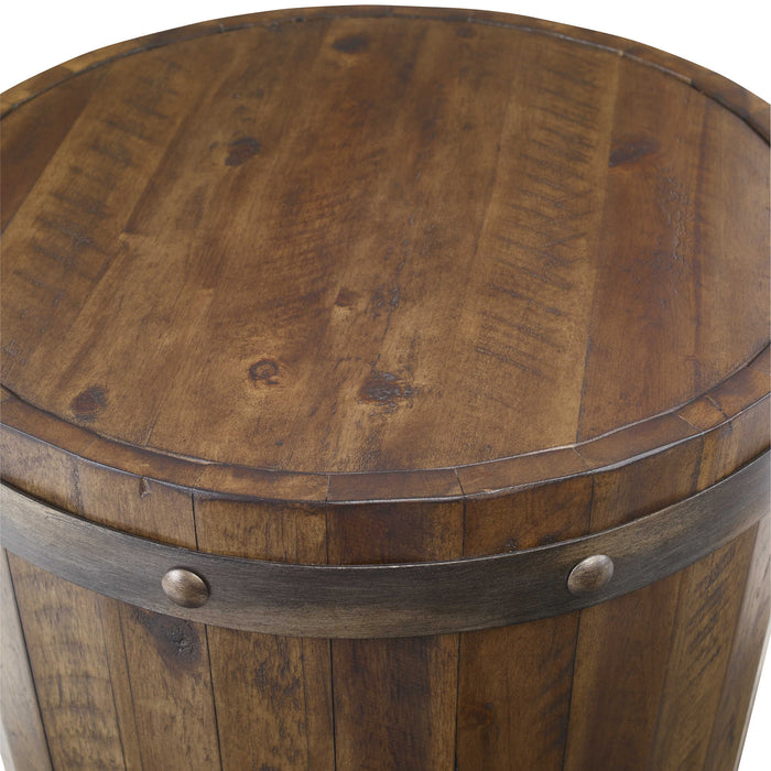 Uttermost - Ceylon Wine Barrel Side Table - 25327