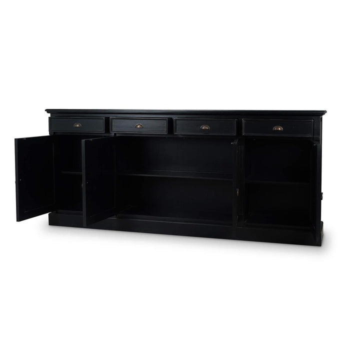 Bramble - Hudson 4 Door Sideboard in Batavia Black - 25449BBA-----