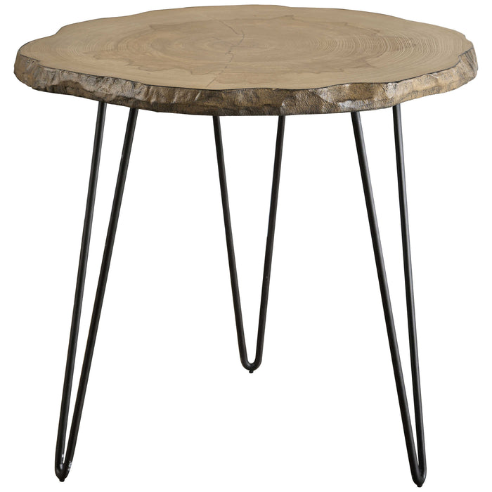 Uttermost - Runay Wood Slab Side Table - 25468 - GreatFurnitureDeal