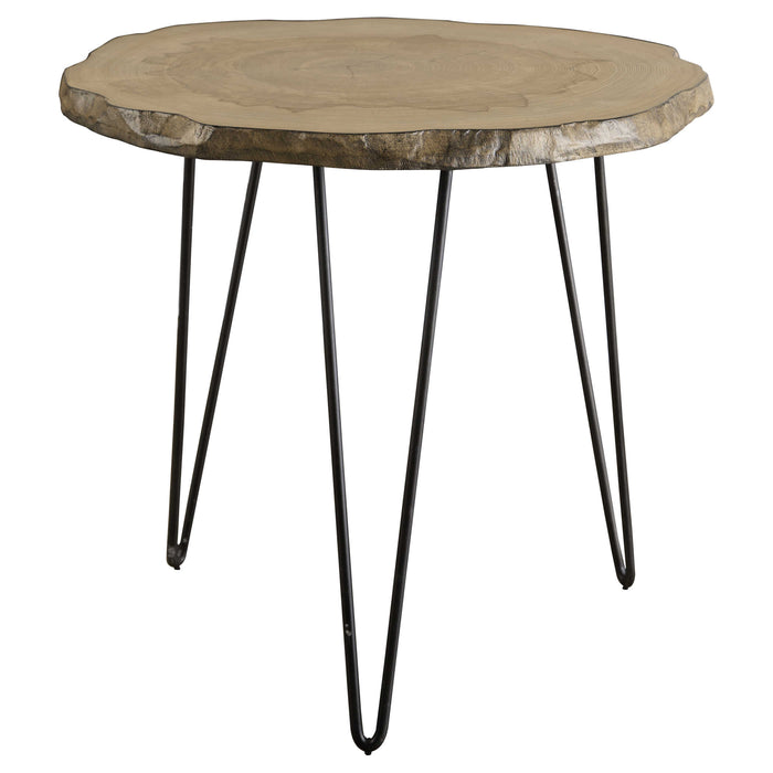 Uttermost - Runay Wood Slab Side Table - 25468 - GreatFurnitureDeal