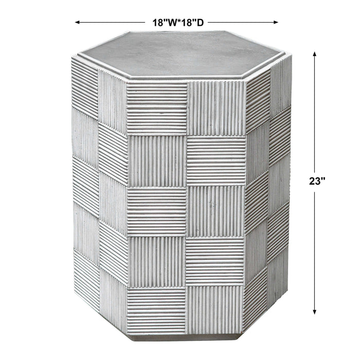 Uttermost - Silo Hexagonal Accent Table - 25481 - GreatFurnitureDeal
