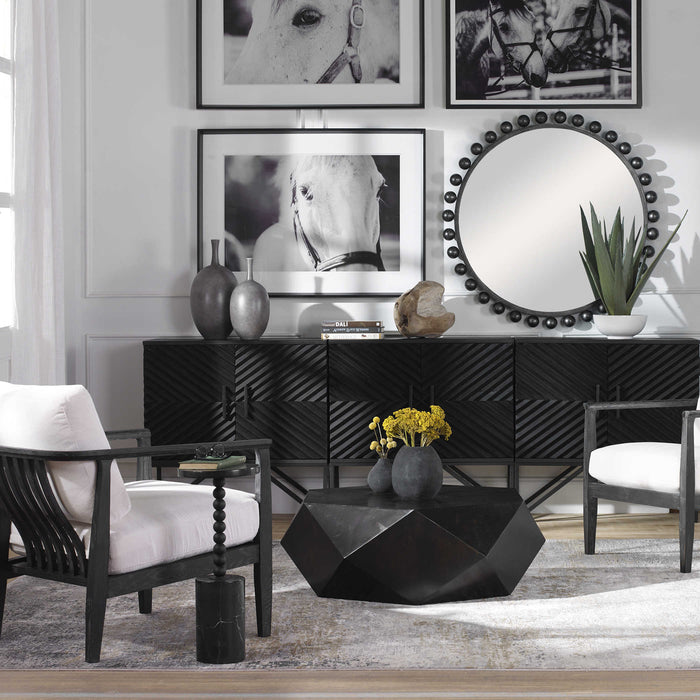 Uttermost - Volker Small Black Coffee Table - 25491 - GreatFurnitureDeal