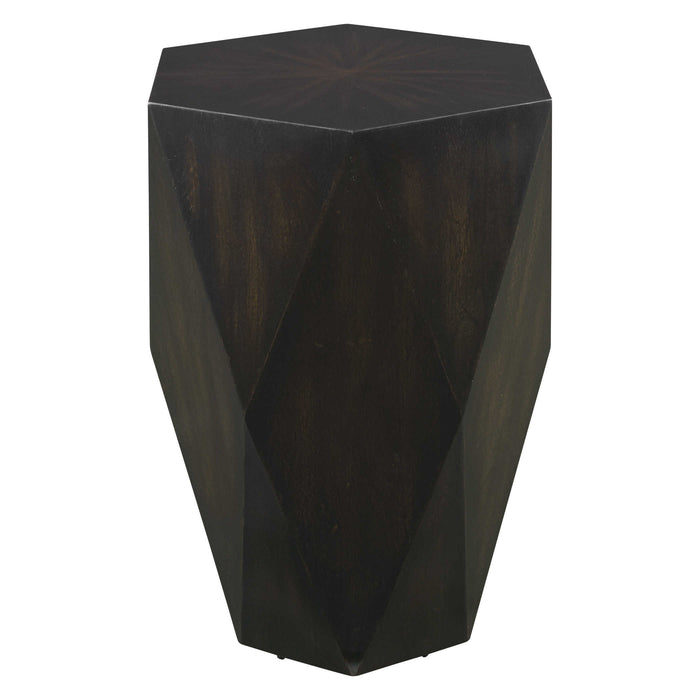 Uttermost - Volker Black Wooden Side Table - 25492 - GreatFurnitureDeal