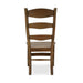 Bramble - Peg & Dowel Ladder Back Chair w- Wooden Seat in White Harvest - BR-25652WHD LDT - GreatFurnitureDeal