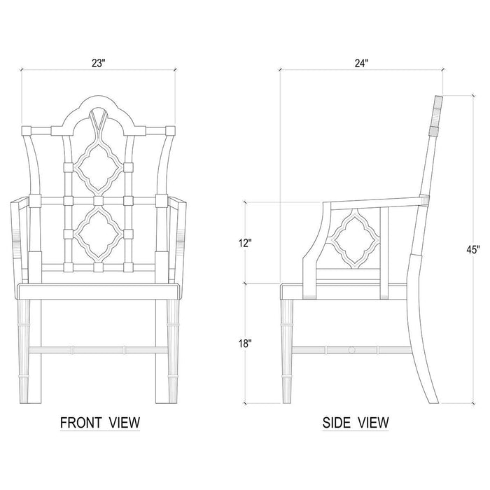 Bramble - Chinois Armchair - BR-25674