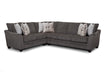 Franklin Furniture - 256 Fairmont 2 Piece Sectional Sofa in Shasta Charcoal - 25649-25628 - GreatFurnitureDeal