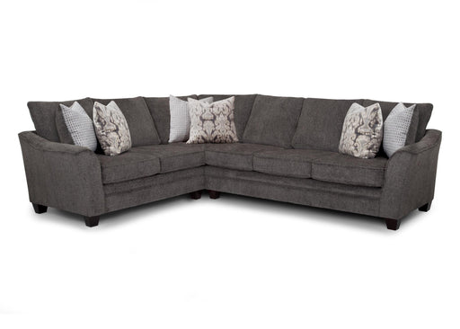 Franklin Furniture - 256 Fairmont 2 Piece Sectional Sofa in Shasta Charcoal - 25649-25628 - GreatFurnitureDeal