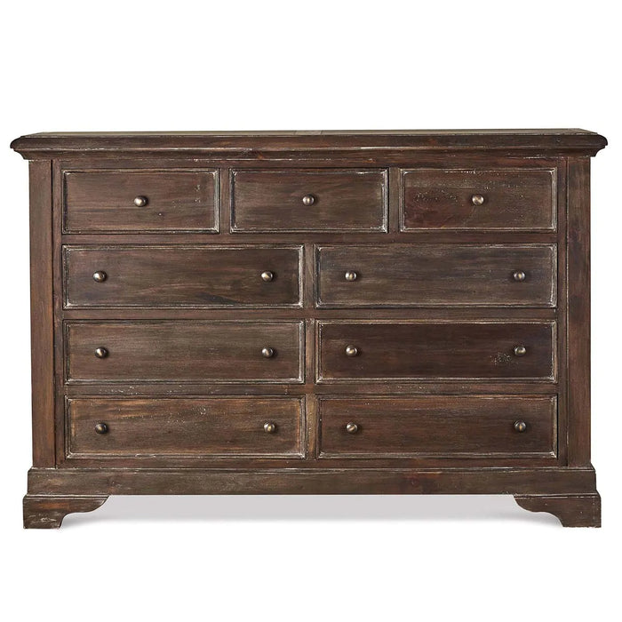 Bramble - Charleston 9 Drawer Dresser - Vintage Black - 25447VDK - GreatFurnitureDeal