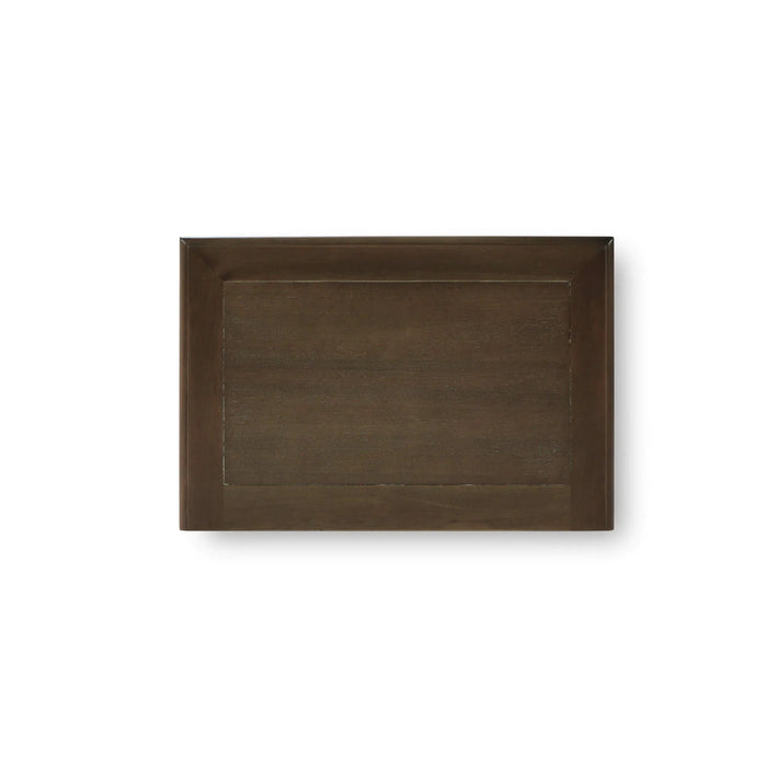 Bramble - Melissa Side Table in Straw Wash w/ Rattan Glaze on Shelves - 25838STW-RGZE--- - GreatFurnitureDeal