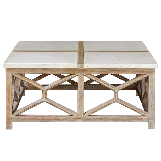 Uttermost - Catali Stone Coffee Table - 25885 - GreatFurnitureDeal