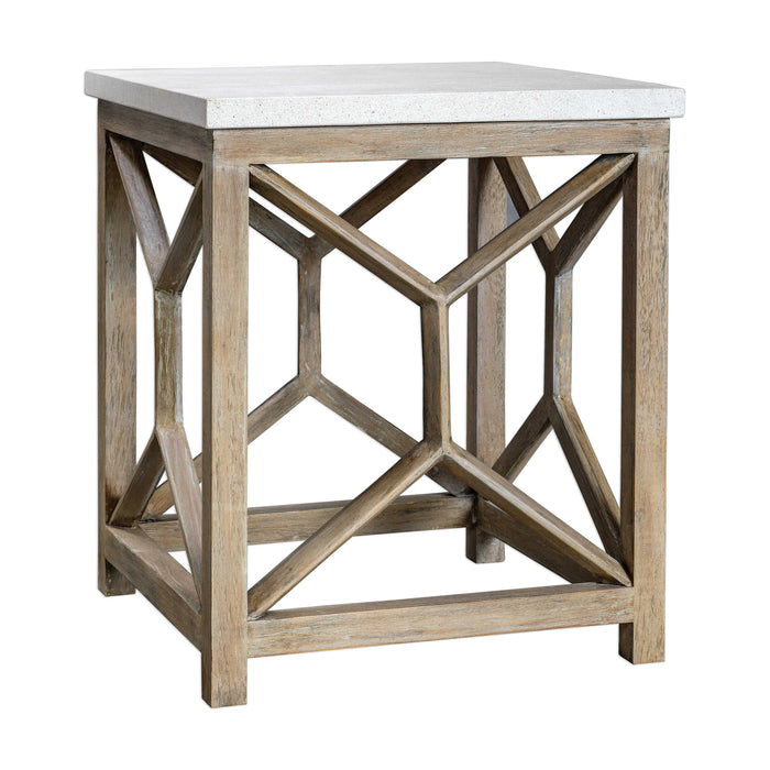 Uttermost - Catali Stone End Table - 25886 - GreatFurnitureDeal