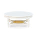 Bramble - Louis Coffee Table in Architectural White in Rattan Natural - 25920HRW-RNAT--LDT - GreatFurnitureDeal
