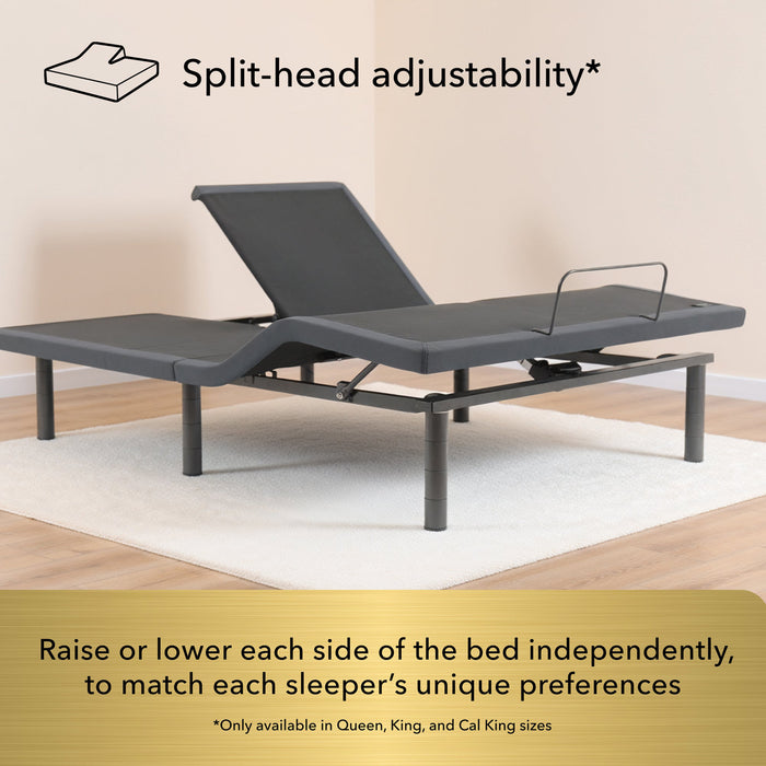 Serta Mattress - Baselogic® Gold Split Head Cal King Adjustable Base - BASELOGIC-SPLIT HEAD CAL KING - GreatFurnitureDeal