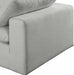 Meridian Furniture - Comfy 158" Linen Textured Fabric Upholstered 6 Piece Modular Sectional - 187Grey-Sec6A - GreatFurnitureDeal