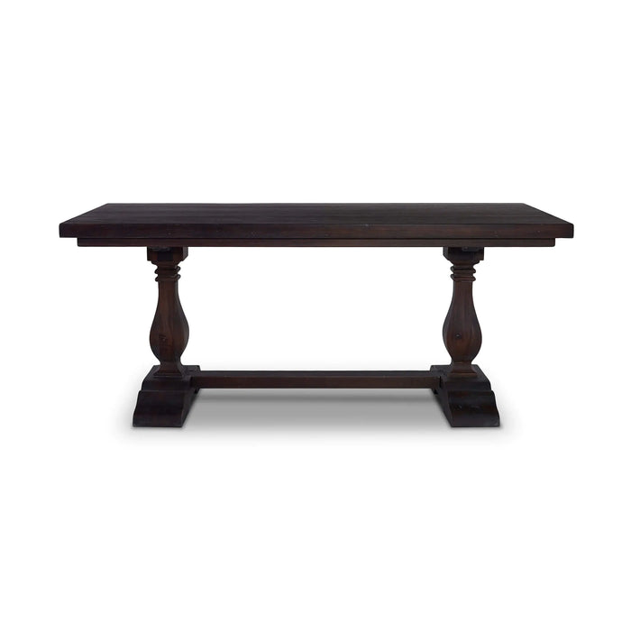 Bramble - Trestle Dining Table 71'' -Solid Top - CCA in Cocoa - BR-FAC-26064CCA - GreatFurnitureDeal