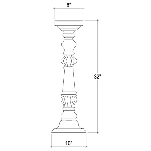 Bramble - English Candlestick Medium - BR-26084 - GreatFurnitureDeal