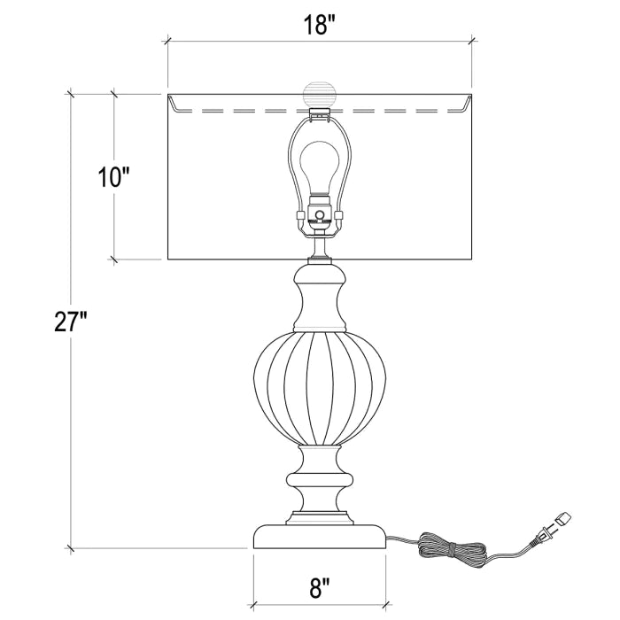 Bramble - Orleans Table Lamp - BR-26088