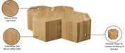 Meridian Furniture - Eternal Natural Oak Wood 4pc. Coffee Table - 261-CT-4PC - GreatFurnitureDeal