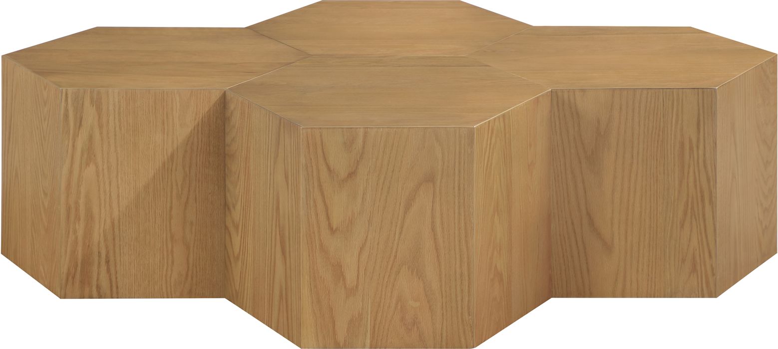 Meridian Furniture - Eternal Natural Oak Wood 4pc. Coffee Table - 261-CT-4PC - GreatFurnitureDeal