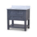 Bramble - Aries Single Vanity w- Sink & Marble top - BR-26118BHD - GreatFurnitureDeal