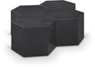 Meridian Furniture - Eternal Black Oak Wood 4pc. Coffee Table - 262-CT-4PC - GreatFurnitureDeal
