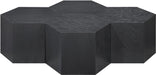 Meridian Furniture - Eternal Black Oak Wood 4pc. Coffee Table - 262-CT-4PC - GreatFurnitureDeal