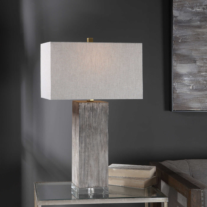 Uttermost - Pelia Light Aqua Table Lamp - 26227 - GreatFurnitureDeal