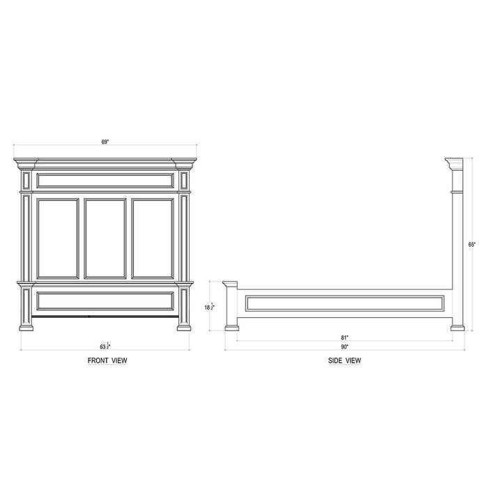 Bramble - Empire Queen Bed - BR-26254