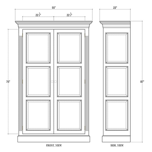 Bramble - Sonoma Cupboard - BR-26307 - GreatFurnitureDeal