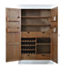 Bramble - Sonoma Cupboard in White Harvest, Straw Wash - US-WS-26307WHD-STW--- - GreatFurnitureDeal