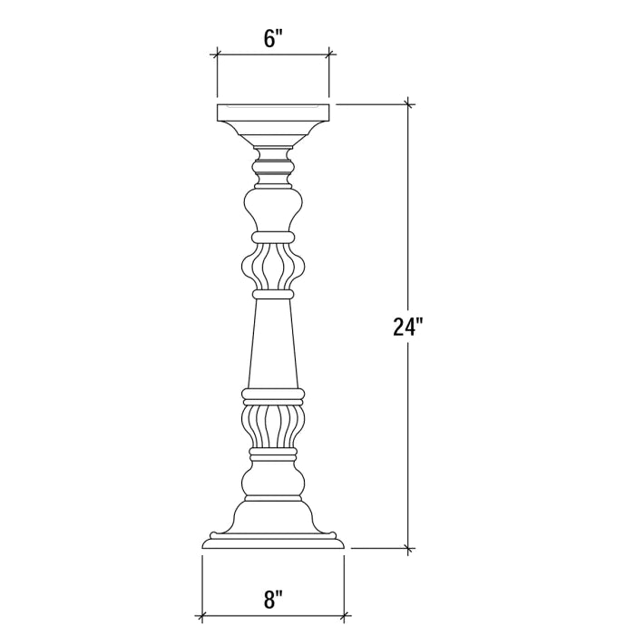 Bramble - English Candlestick Small - BR-26325 - GreatFurnitureDeal