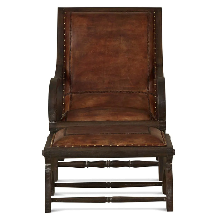 Bramble - Lazy Chair w- Footstool Set - BR-26368CCA FBDL - GreatFurnitureDeal