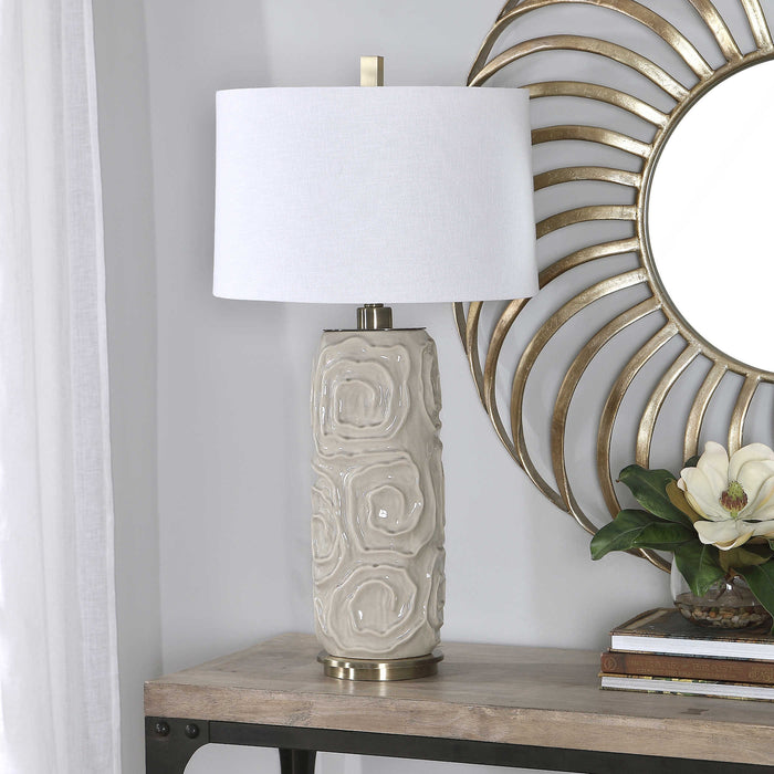 Uttermost - Zade Warm Gray Table Lamp - 26379-1