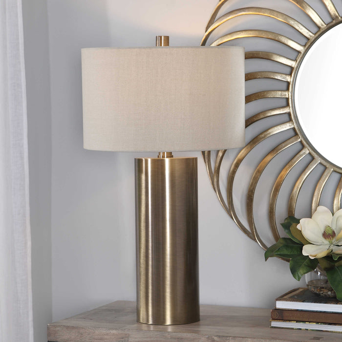 Uttermost - Taria Brushed Brass Table Lamp - 26384-1
