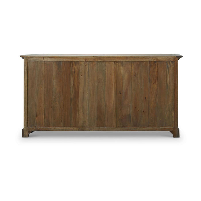 Bramble - Cape Cod Narrow Media Console in Straw Wash w/ Architectural White Interior - 26398STW-HRW--LDT